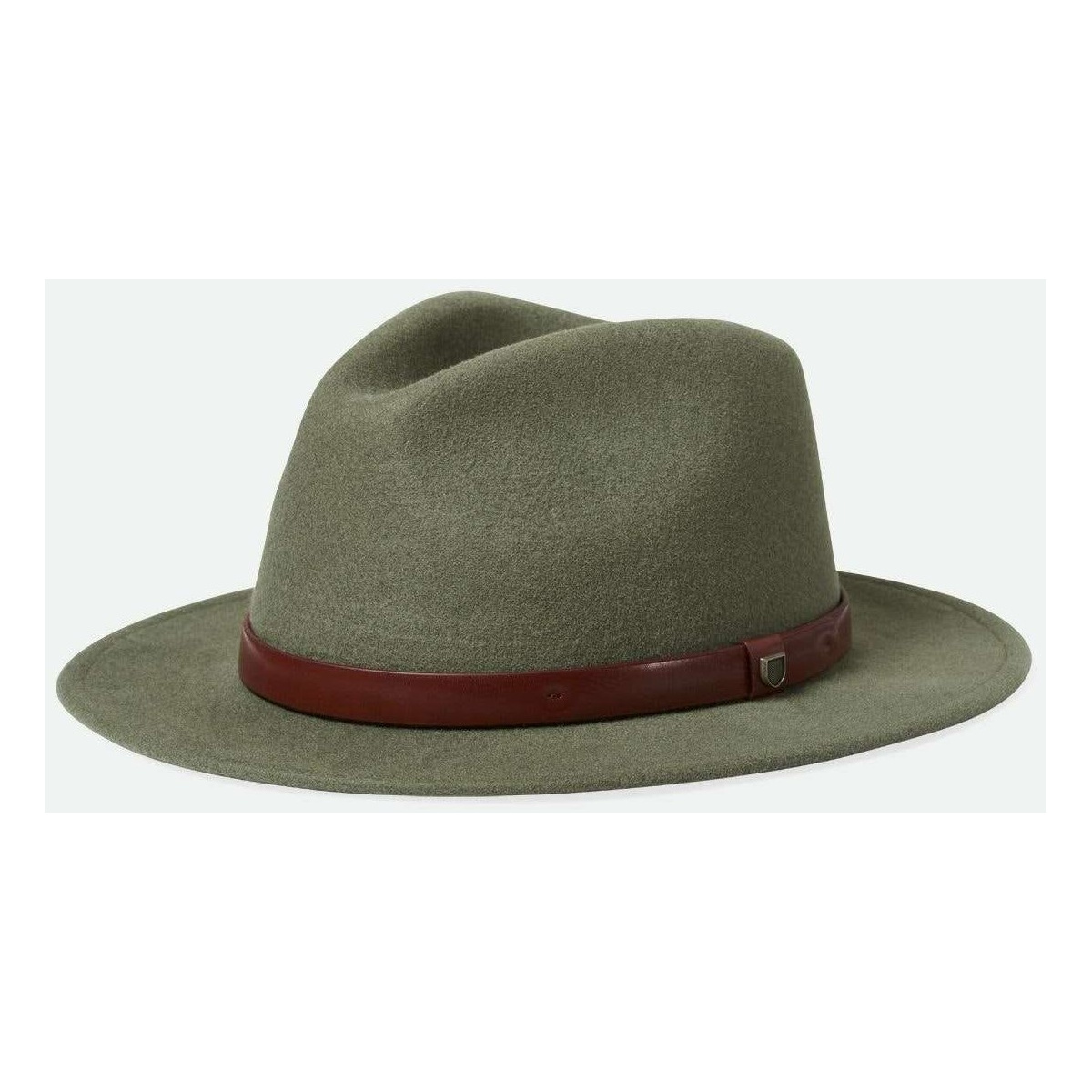 Chapeau Fedora Messer Feutre Laine Vert Brixton Reference 20554