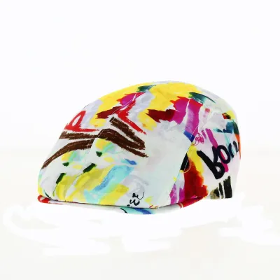 Casquette Plate Graff Coton Blanche - Fléchet