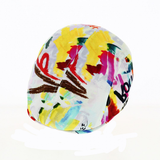 Casquette Plate Graff Coton Blanche - Fléchet Casquette Plate Graff Coton Blanche - Fléchet