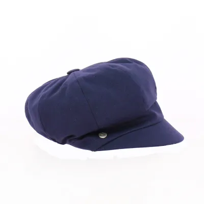 Gavroche Neaux navy cotton cap - Traclet