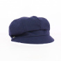 Gavroche Neaux navy cotton cap - Traclet