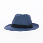 Fedora Borsa Blue Linen Hat - Guerra 1855