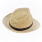Mickael Fedora Hat Raffia Straw - Traclet