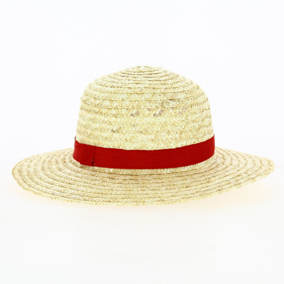 Chapeau Luffy One Piece Paille - Traclet Reference : 11204