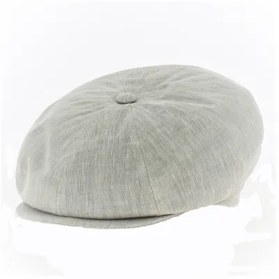Irish Linen Cap Beige - Fléchet Reference: 7791 | Chapellerie Traclet
