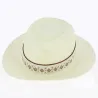 Natural Straw Fedora Hat - Fléchet Reference: 11994 | Traclet Hat Shop