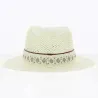Natural Straw Fedora Hat - Fléchet Reference: 11994 | Traclet Hat Shop