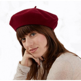 Heritage Beret by Laulhère - Burgundy