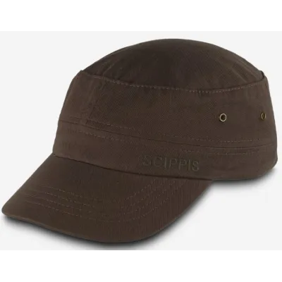 Army Colombo Brown Cotton UPF50+ Cap - Scippis
