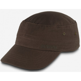 Army Colombo Brown Cotton UPF50+ Cap - Scippis