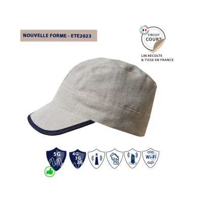 Anti-EMF Linen Cap - Natur'Onde Reference: 18057 | Chapellerie Traclet