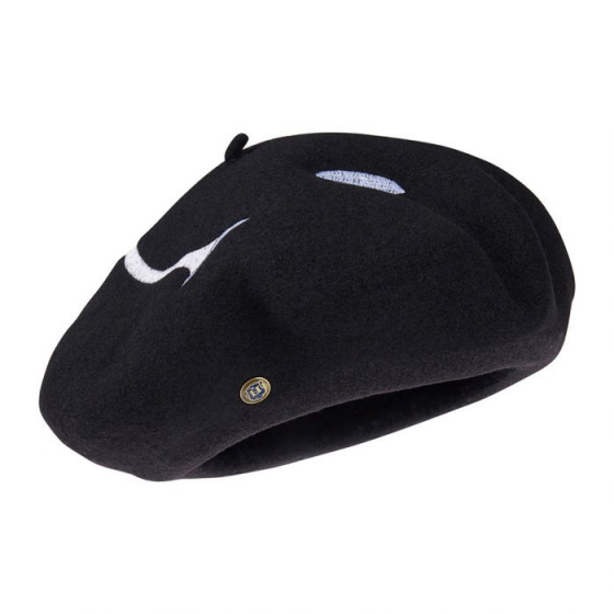 Blue Eguski Lore Basque Beret - Heritage by Laulhère