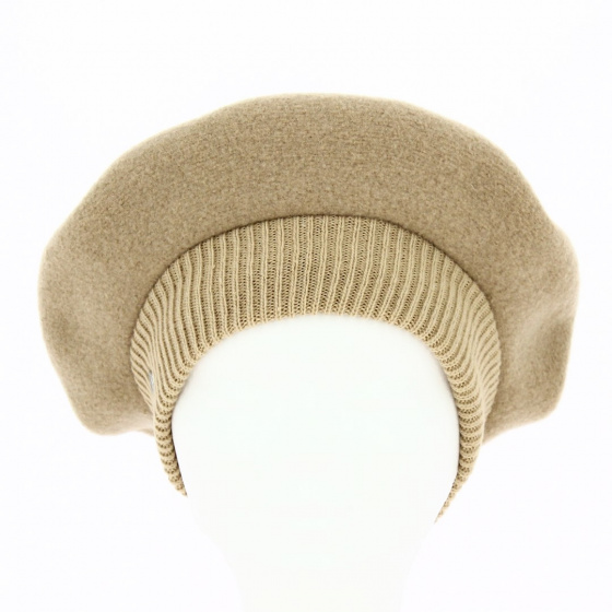Parisienne Heritage Beret by Laulhère - Sand