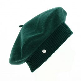 Parisienne Heritage Beret by Laulhere - Black Silver Lurex