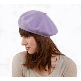 Lavender Wool Paris Beret - Heritage by Laulhère