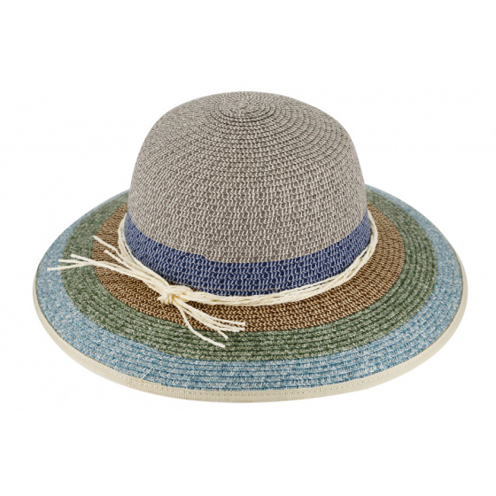 Michelle Paper Straw Wide-Brimmed Hat - Traclet