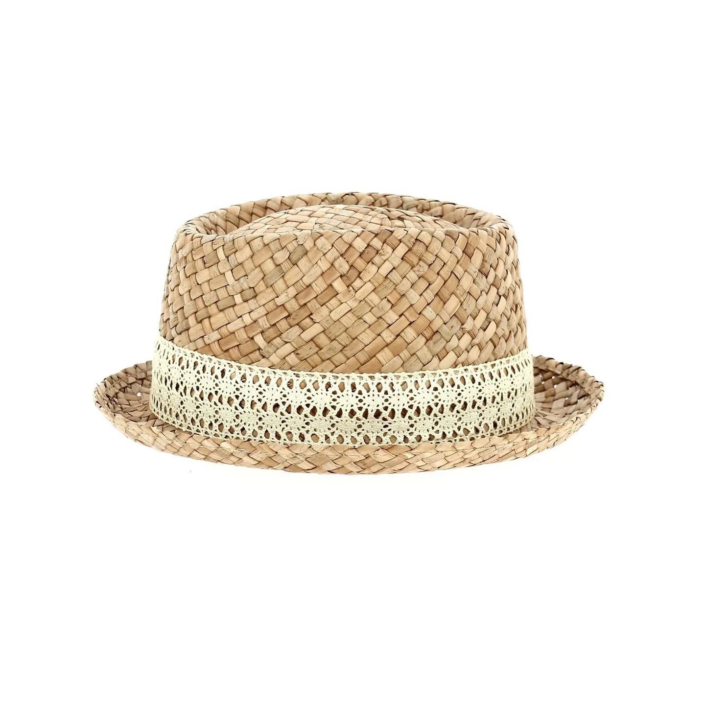 Chapeau Porkpie Maui Paille Naturelle - Traclet Reference : 18085 | Chapellerie Traclet