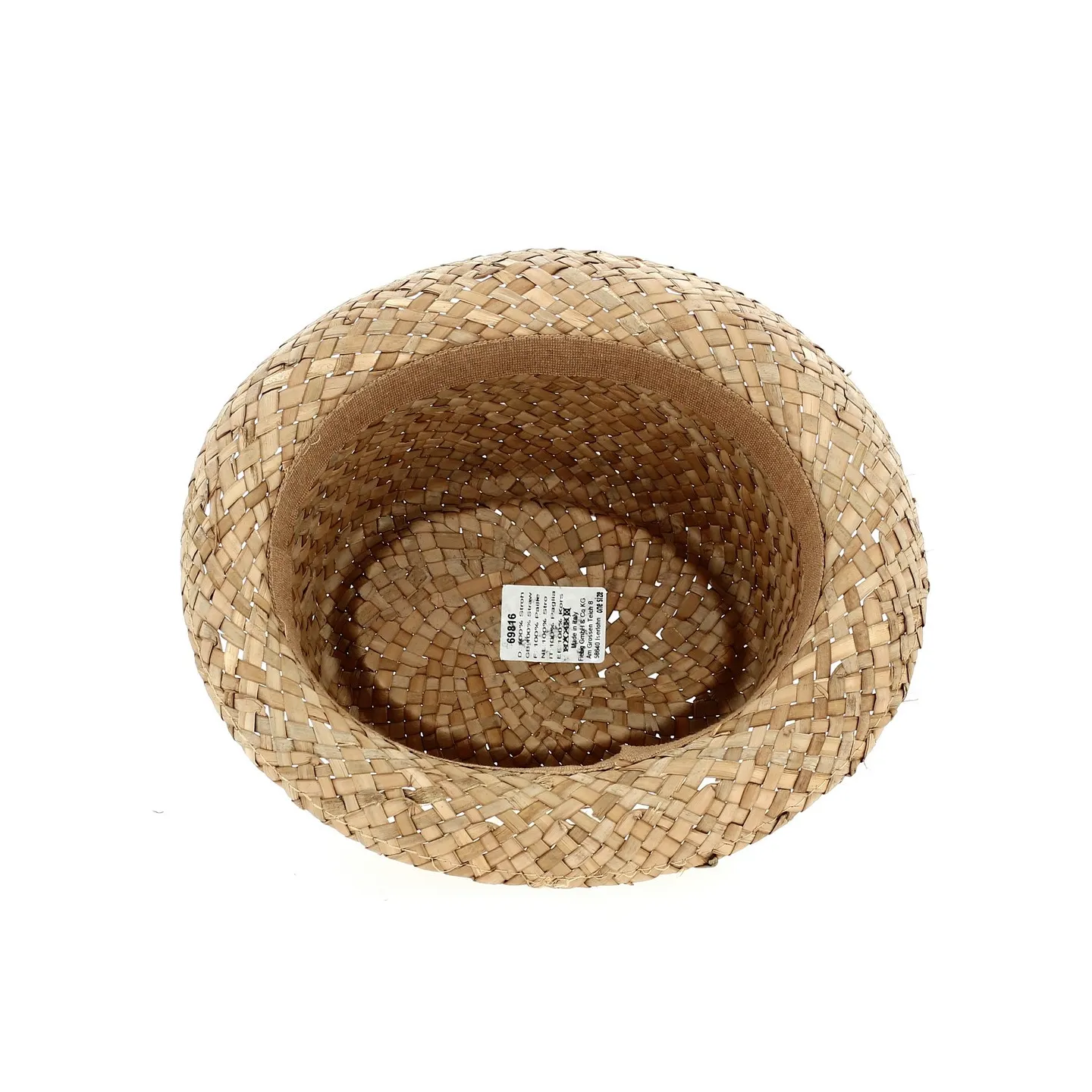 Chapeau Porkpie Maui Paille Naturelle - Traclet Reference : 18085 | Chapellerie Traclet