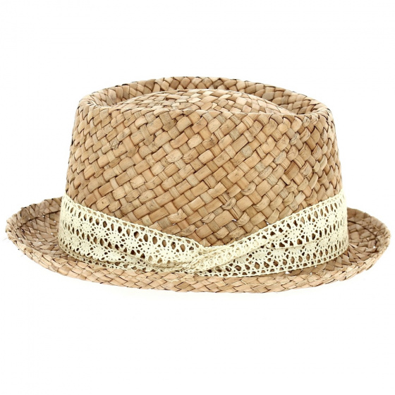 Chapeau Porkpie Maui Paille Naturelle - Traclet