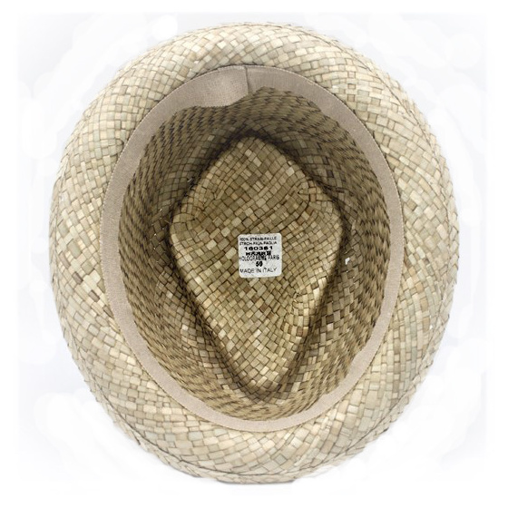 Chapeau Porkpie Maui Paille Naturelle - Traclet