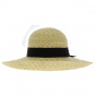 Alexandra Wide-Brimmed Straw Hat - Traclet