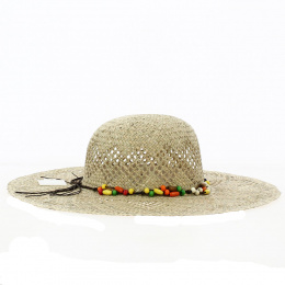 Josette Naturel straw bonnet - Traclet