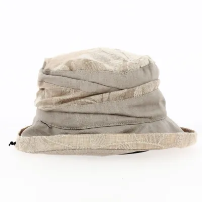 Bob Garden Bleuet Motifs Fleuris Taupe - Traclet