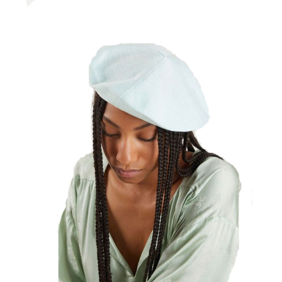 Authentic Summer Cotton Beret in Sea Breeze Green - Heritage by Laulhère