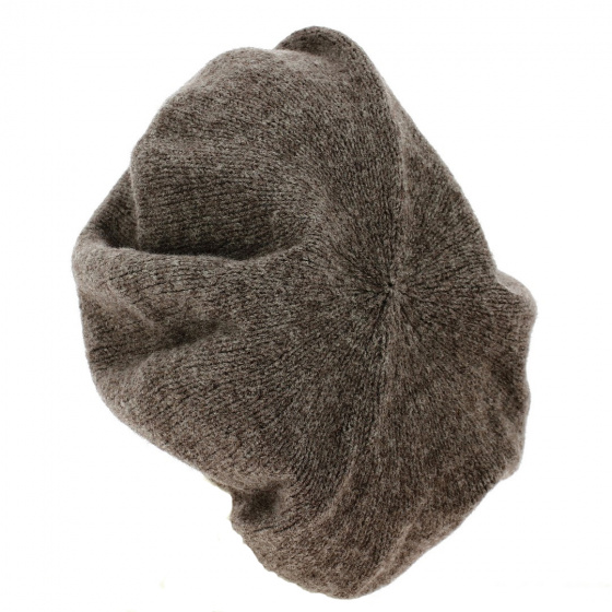 Irish Beret in Dove Grey Wool - Traclet
