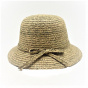 Bridget Natural Straw Cloche Hat - Traclet