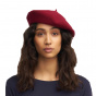 Paris Wool Beret Amaranth - Heritage by Laulhère