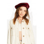 Audrey Beret Wine Red - BRIXTON