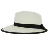 Casquette Panama Blanchi Ruban Noir - City Sport Reference : 1766 | Chapellerie Traclet