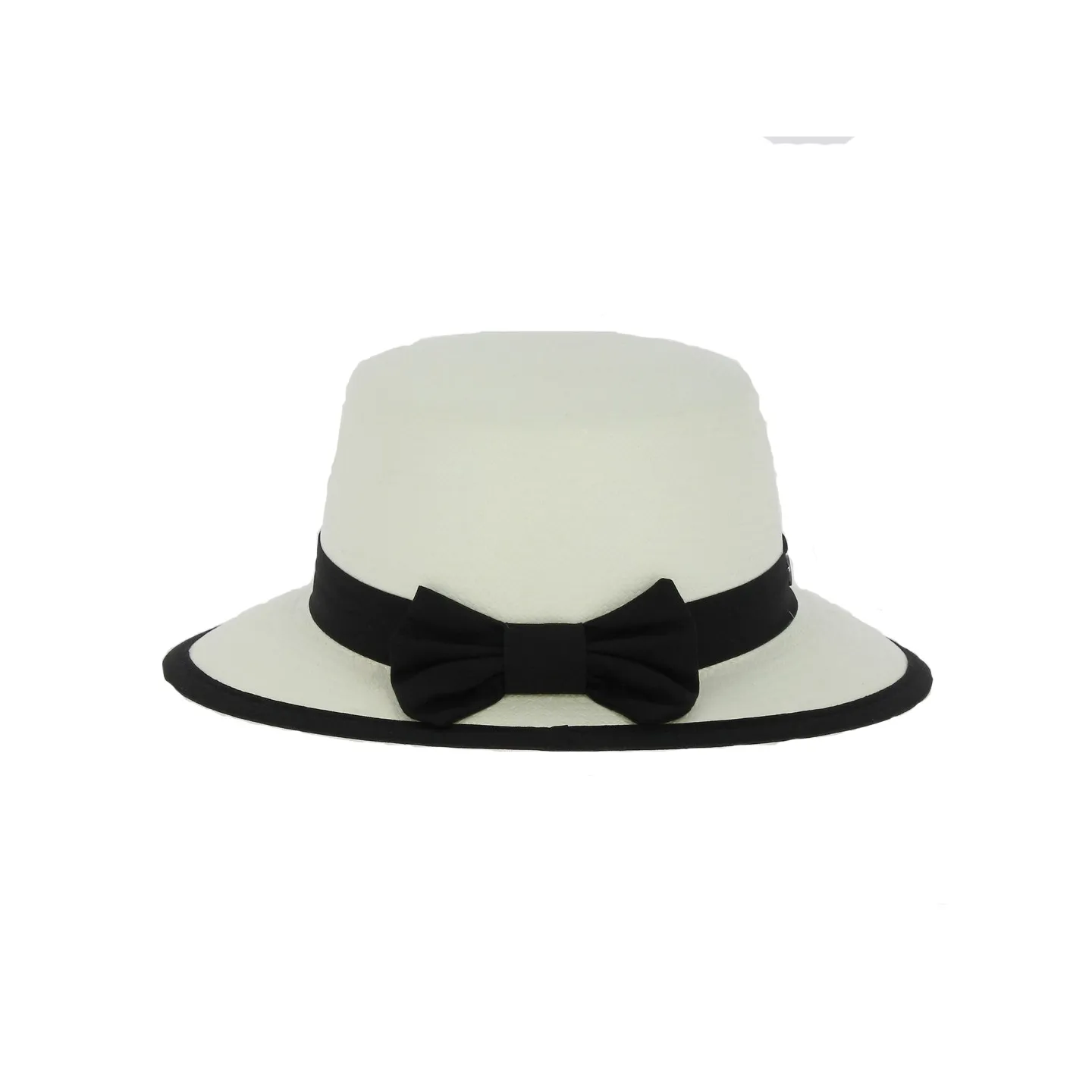 Casquette Panama Blanchi Ruban Noir - City Sport Reference : 1766 | Chapellerie Traclet
