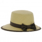 Panama Visor Cap with Brown Ribbon - City Sport