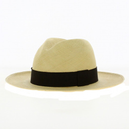 Brown Ribbon Panama Traveller Hat - Traclet