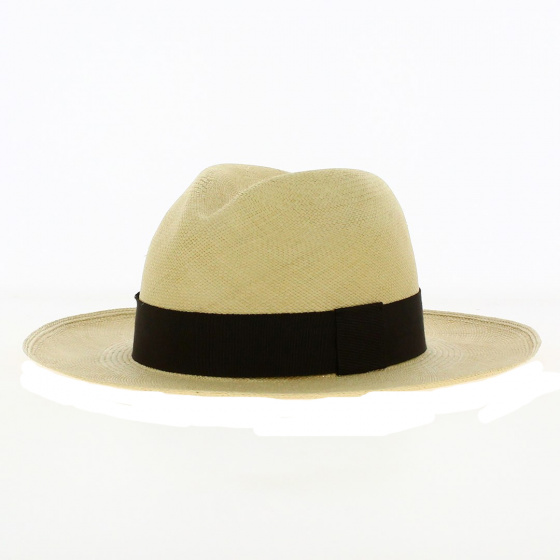 Brown Ribbon Panama Traveller Hat - Traclet