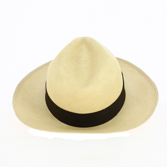 Brown Ribbon Panama Traveller Hat - Traclet