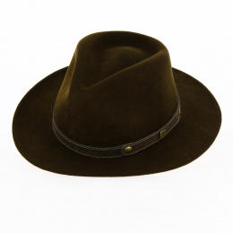 Fedora Barico Brown Wool Felt Hat - Traclet