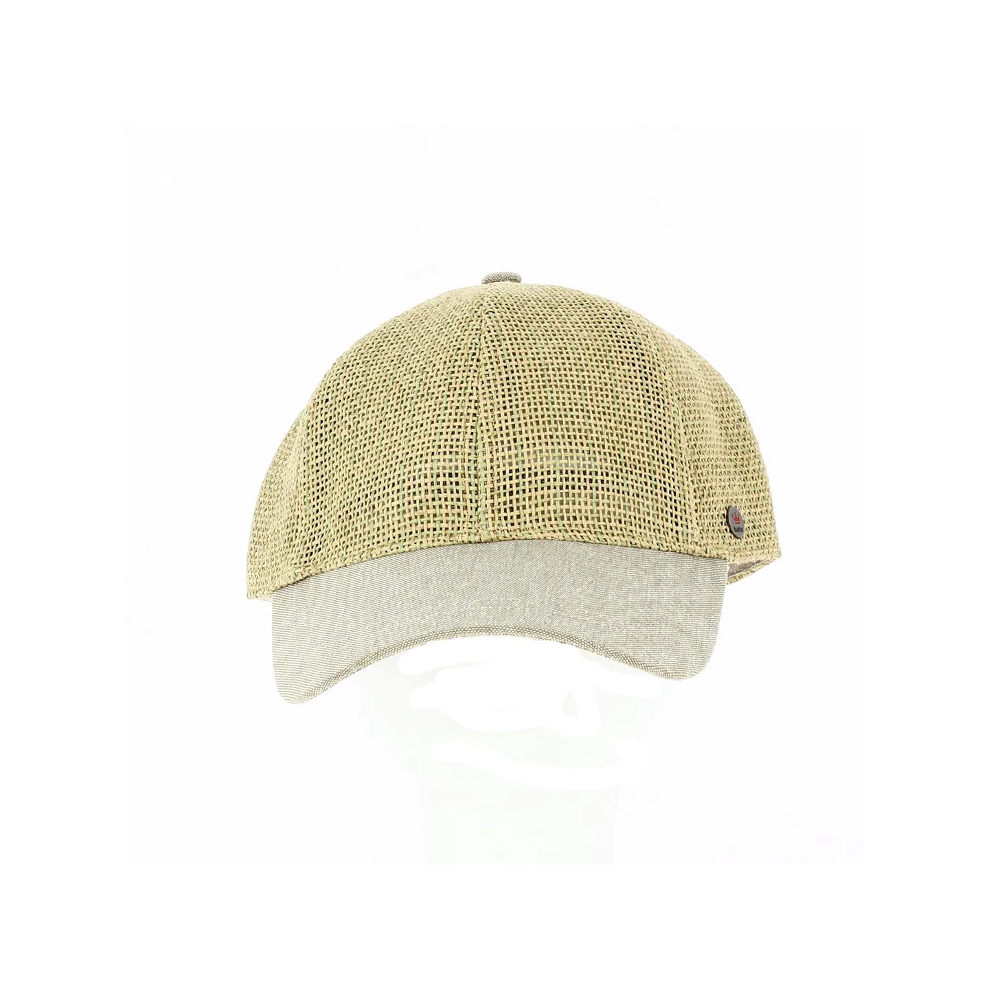 Straw Baseball Cap with Cotton Visor - Traclet Reference: 18123 | Traclet Hat Shop