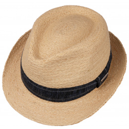 Trilby Mensha Raffia Straw Hat UPF 40+ - Stetson