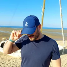 Casquette Baseball Polyester recyclé Marine - Le chapoté