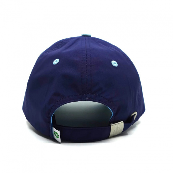Navy Recycled Polyester Baseball Cap - Le chapoté