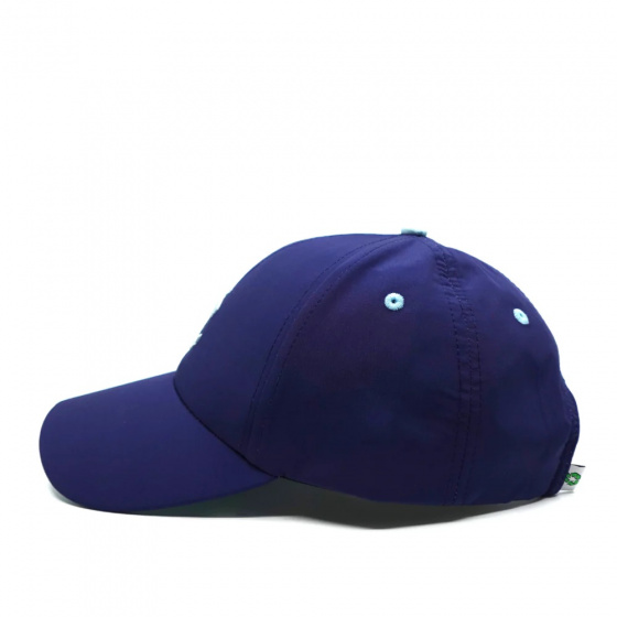 Navy Recycled Polyester Baseball Cap - Le chapoté