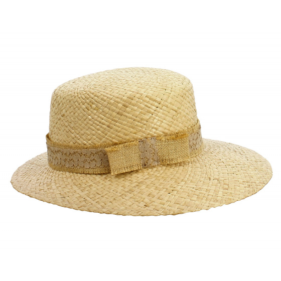 Lea Straw Visor Cap - Traclet