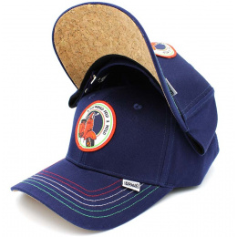Casquette Baseball Scooter Marine Coton  - Woed