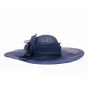 Corinne Straw Formal Wide-Brimmed Hat Sisal Made in France - Traclet