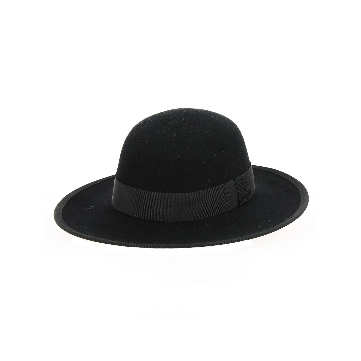 Capeline Gemma Feutre Laine Noir - Traclet