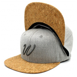 Gainsboro Grey Snapback Cap - Woed