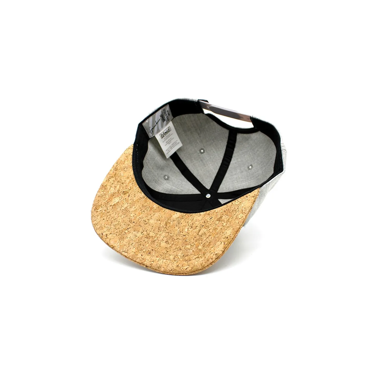 Gainsboro Grey Snapback Cap - Woed Reference: 181452| Traclet Hat Shop